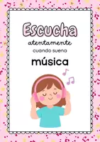 Vista previa - Decoración del aula - Cartelería Normas del Aula de Música - página 1