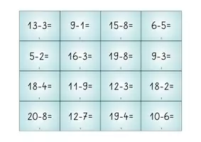 Vorschau - Spiele - Rechen-Puzzle im ZR20 (Subtraktion) – Mathe spielerisch üben - Seite 2