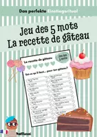 Vorschau - Arbeitsblätter - Jeu des 5 mots - La recette de gâteau (Einstiegsritual) - Deckblatt