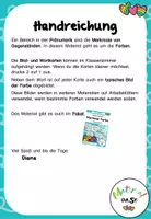 Vorschau - Stundenentwürfe - Farben, Pränumerik, Anfangsunterricht, Materialpaket - Seite 2