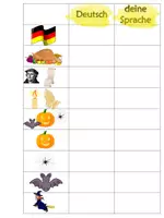 Vorschau - Arbeitsblätter - Wortliste DaZ Thema Herbst - Seite 3