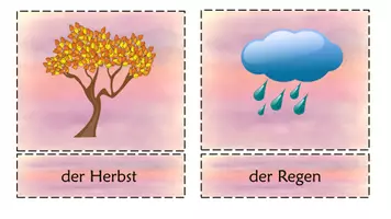 Vorschau - Bildkarten - Wort- und Bildkarten Thema Herbst DaZ/DaF - Seite 3