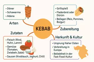 Vorschau - Arbeitsblätter - Arbeitsblätter zum Thema "Kebab" + Lösung & Fragen & MP3 + Mindmap + Infografik - Seite 2
