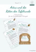 Vorschau - Arbeitsblätter - Vorlesetheater / Dialoggeschichte "König Artus" - Deckblatt