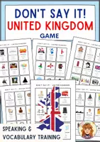 Vorschau - Spiele - Don’t Say It! – UK Vocabulary – Speaking Game for ESL - Deckblatt