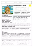 Vorschau - Stundenentwürfe - Übungen im Sommer - Wortschatz, Grammatik und Schreiben - Vertretungsstunden - DEUTSCH FÜR ZWISCHENDURCH - Seite 2