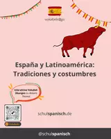 Vorschau - Bildkarten - Redekarten "España y Latinoamérica: Tradiciones y costumbres" - Seite 1