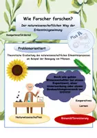 Vorschau - Arbeitsblätter - Wie Forscher forschen? Der naturwissenschaftlichen Weg der Erkenntnisgewinnung im Biologieunterricht. - Deckblatt
