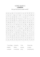 Vorschau - Arbeitsblätter - London Word Search – Englisch-Vokabeln zu Sehenswürdigkeiten und Landeskunde trainieren - Seite 2