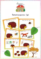 Vorschau - Unterrichtsreihen - Reihentransparenz Igel – Transparenzkarten zur Visualisierung des Lernprozesses (Sachunterricht) - Deckblatt