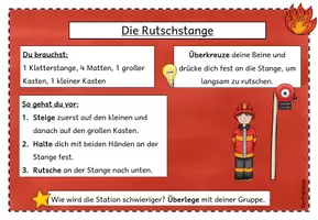 Vorschau - Spiele - Feuer und Feuerwehr: Escape Room und Stationskarten Sport - Sparpaket (Klasse 2-4) - Seite 2