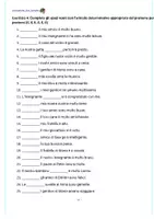 anteprima - Esercizi - Pronomi personali (35 esercizi) – Quarta elementare – Pacchetto 4 (avanzato) - Pagina 3