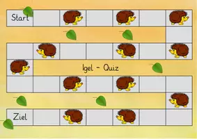 Vorschau - Spiele - Der Igel im Herbst: Quiz-Würfelspiel mit Lösungen - Sachunterricht - Kl. 2 - Seite 2
