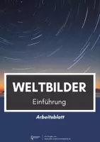 Vorschau - Arbeitsblätter - Weltbilder - Einführung (4 Schlüssel-Weltbilder) - Deckblatt