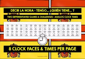 Vorschau - Spiele - SPANISH TELLING THE TIME TENGO... ¿QUIÉN TIENE... ? #1 - Seite 3