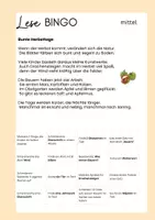 Vorschau - Arbeitsblätter - Lesebingo Herbst- dreifach differenziert - Seite 3