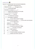 anteprima - Esercizi - Definite and Indefinite Pronouns (20 Exercises) – IV primaria - Pagina 1