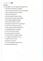 anteprima - Esercizi - Subject, Verb, Object (20 Exercises) – Pack 2 – V primaria - Pagina 1