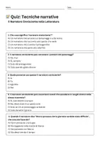anteprima - Quiz - Quiz: Narratore Onnisciente - Pagina 1