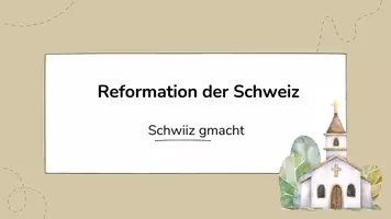 Vorschau - Arbeitsblätter - PPT & Stundenentwurf: Reformation der Schweiz inkl Lösungen Teil 4 - Schwiiz gmacht - Geschichte - Seite 3