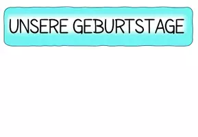 Vorschau - Anderer Materialtyp - Löwenklasse: Geburtstagskalendern Wimpelkette Klassenorga - Seite 1