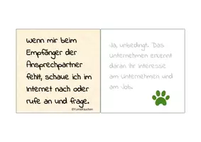 Vorschau - Arbeitsblätter - Bewerbung - Anschreiben: richtig oder falsch? - Seite 3