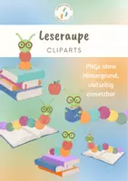 Vorschau - Arbeitsblätter - Materialpaket Leseraupe - Seite 1