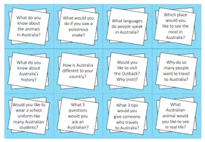 Vorschau - Spiele - Materialpaket Australia (Mixed Tenses Travel Blog, Stationenarbeit, Talkshow, Conversation Cards, Quiz) - Seite 3
