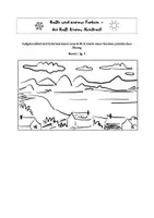 Vorschau - Arbeitsblätter - Arbeitsblatt zum Kalt-Warm-Kontrast (Klasse 5/6) - Deckblatt