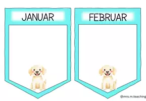 Vorschau - Anderer Materialtyp - Geburtstagskalender Hundeklasse - Deckblatt