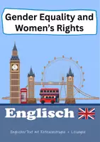 Vorschau - Arbeitsblätter - Reading Comprehension🚺Gender Equality and Women’s Rights - Deckblatt