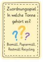 Vorschau - Spiele - Zuordnungsspiel Müll, Abfall und Recycling Klasse 1,2 - Seite 1