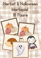 Vorschau - Spiele - Herbst & Halloween-Merkspiel 18x - Deckblatt