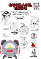 Vista previa - Hojas de trabajo - VUELTA AL COLE_cápsula del tiempo - Portada