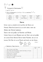 Vorschau - Arbeitsblätter - Texte knacken. Thema: Weltall und Planeten. Schlüsselwörter markieren. Leseverständnis - Seite 2
