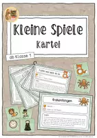 Vorschau - Spiele - "Kleine Spiele" - Kartei mit 18 Spielbeschreibungen - Deckblatt