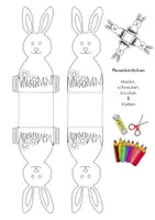 Vorschau - Arbeitsblätter - Hasenkörbchen basteln - Seite 1
