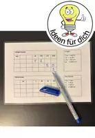 Vorschau - Fördermaterial/Inklusion - Laminierte Stellentafel für Längen, Hohlmasse und Gewichte - Deckblatt