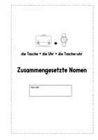 Vorschau - Stundenentwürfe - Zusammengesetzte Nomen. Übungsheft mit Idee zur Einführung - Seite 1