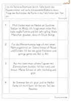 Vorschau - Arbeitsblätter - Lesespaziergang Wald - Seite 1