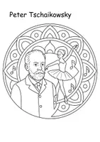 Vorschau - Mal- und Bastelvorlagen - Mandala Peter Tschaikowsky - Seite 2