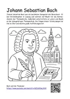 Vorschau - Mal- und Bastelvorlagen - Mandala Johann Sebastian Bach - Seite 1
