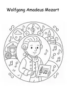 Vorschau - Mal- und Bastelvorlagen - Mandala Wolfgang Amadeus Mozart - Seite 2