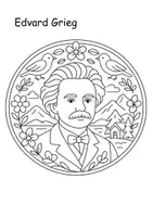Vorschau - Mal- und Bastelvorlagen - Mandala Edvard Grieg - Seite 2