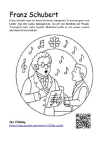 Vorschau - Mal- und Bastelvorlagen - Mandala Franz Schubert - Seite 1