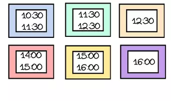 anteprima - Flashcard - ORARIO SCOLASTICO - Pagina 1
