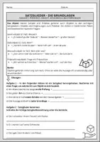 Vorschau - Arbeitsblätter - Objekt | Satzglieder - Seite 1