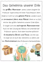 Vorschau - Arbeitsblätter - Escape Room Kontinente / Unsere Erde - Seite 1