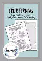Vorschau - Poster - Textgebundene Erörterung - Übersicht - Schreibplan - Deckblatt