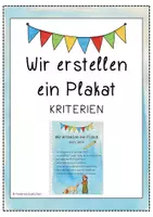 Vorschau - Arbeitsblätter - So wird dein Plakat ein Hingucker! - Deckblatt
